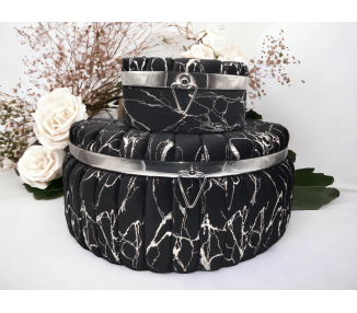 Lots de 2 COFFRETS DE MARIAGE -  BLACK SILVER