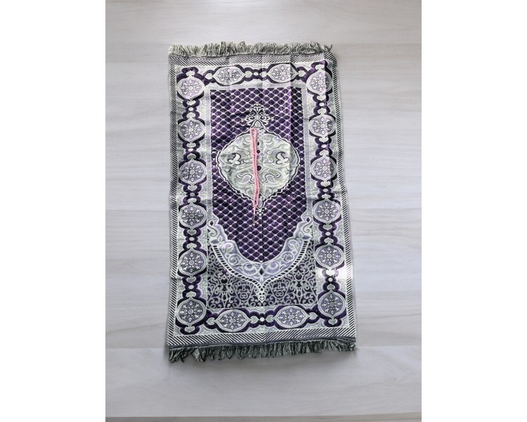 Boîte Cadeau Tapis violet et Chapelet Eid Mubarak