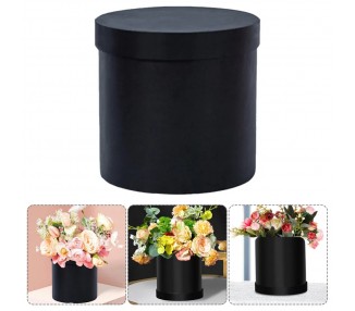 3 Boîtes à Bouquets - Coffrets Cadeaux - Noir
