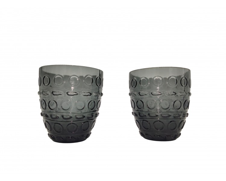 Set de 4 verres à eau - noir